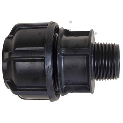 FLO 1-1/2in PVC Compression Male Adapter