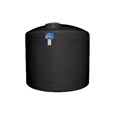 300 Gal Vertical Tank Black